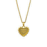 DelBrenna Heart Pendant in Gold